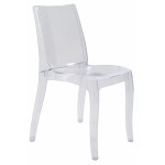 CRYSTAL LIGHT καρέκλα polycarbonate ΔΙΑΦΑΝΟ, 50x54x84h  50X54X84 cm